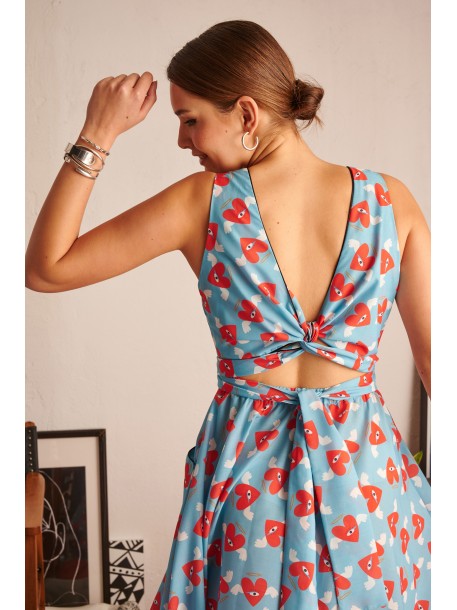 Cleo Dress (hearts)