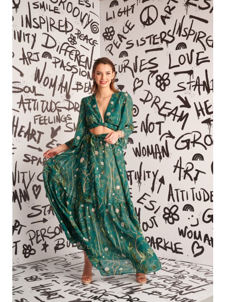 Malena Dress (forest green)