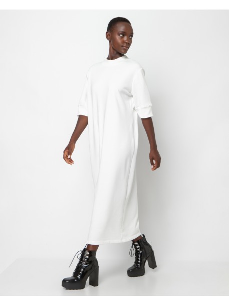 SWEAT DRESS (white)