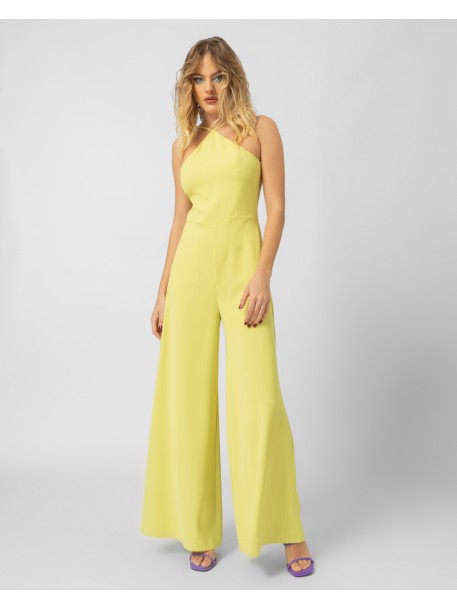 CREP JUMPSUIT (lime)
