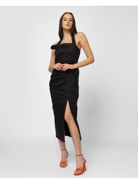 MIDI DRESS (BLACK)