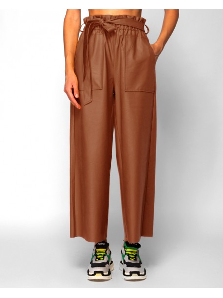 LEATHER PANTS (brown)