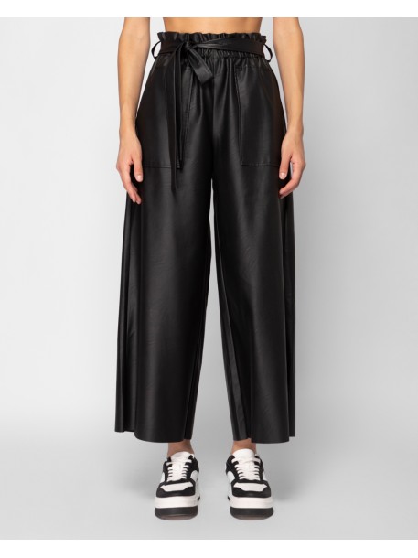 LEATHER PANTS (black)