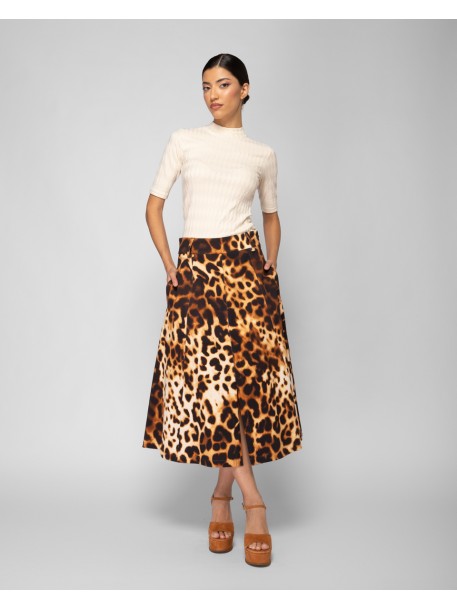 LEOPARD SKIRT LEOPARD SKIRT