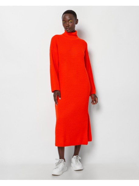 KNITTED DRESS (orange)